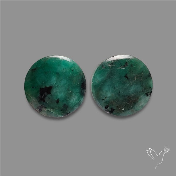 Emerald Pair Deep Dark Green