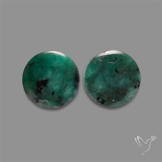 Emerald Pair Deep Dark Green