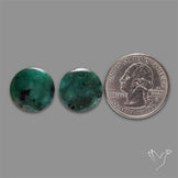Emerald Pair Deep Dark Green