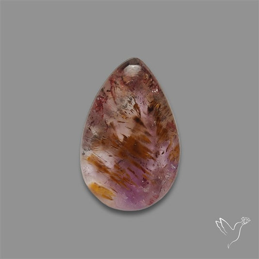 Cacoxenite Super Seven Amethyst Cabochon