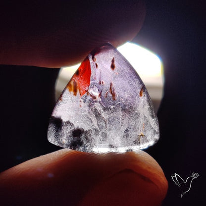 Cacoxenite Super Seven Amethyst Cabochon