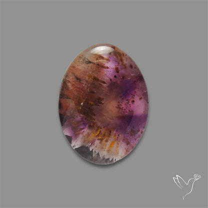 Cacoxenite Super Seven Amethyst Cabochon