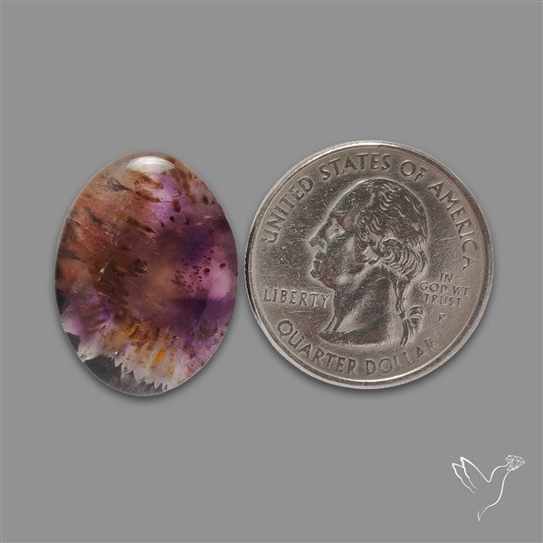 Cacoxenite Super Seven Amethyst Cabochon