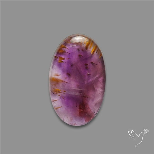 Cacoxenite Super Seven Amethyst Cabochon