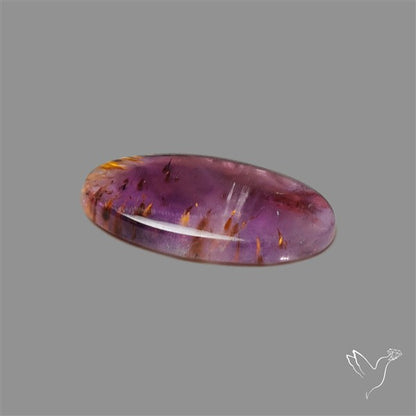 Cacoxenite Super Seven Amethyst Cabochon