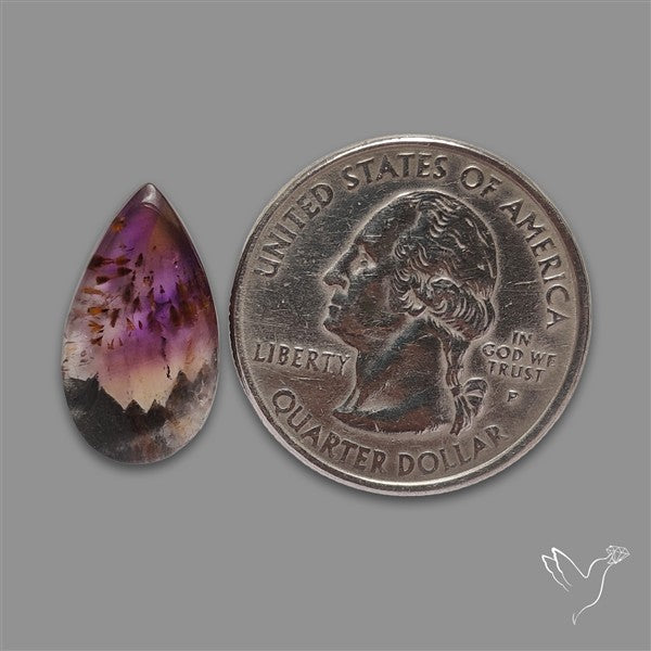 Cacoxenite Super Seven Amethyst Cabochon