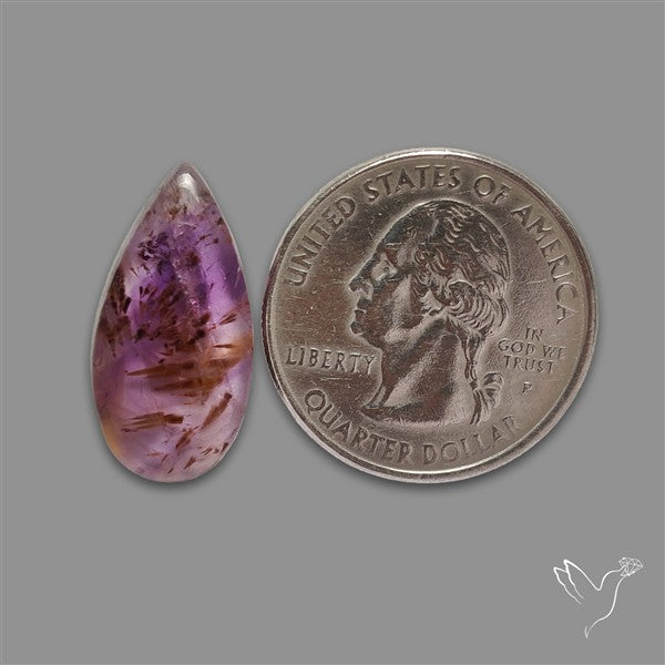 Cacoxenite Super Seven Amethyst Cabochon