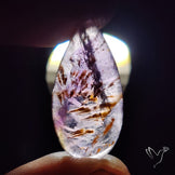 Cacoxenite Super Seven Amethyst Cabochon