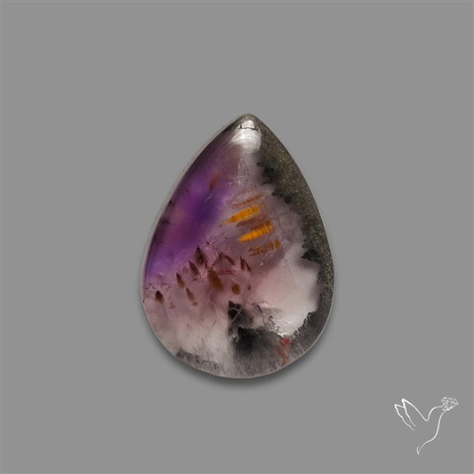 Cacoxenite Super Seven Amethyst Cabochon