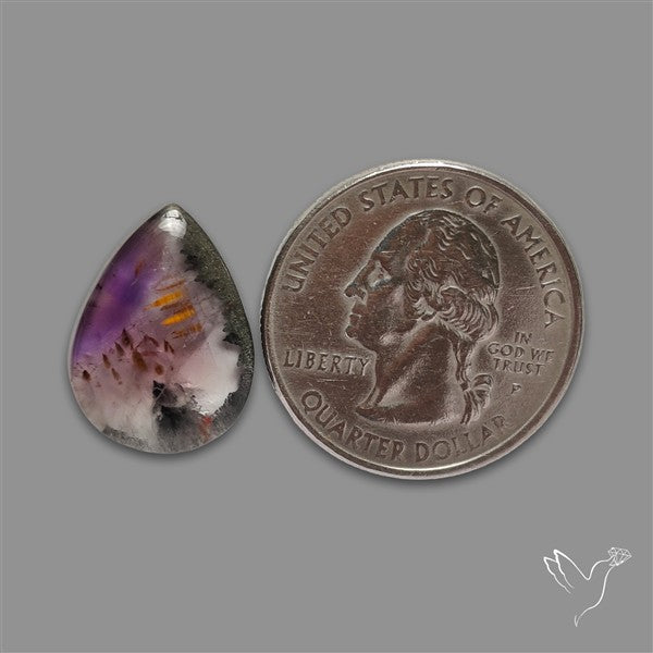 Cacoxenite Super Seven Amethyst Cabochon