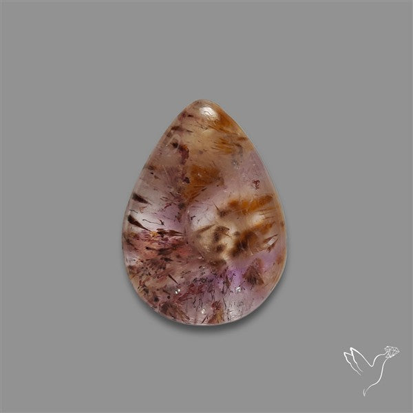 Cacoxenite Super Seven Amethyst Cabochon
