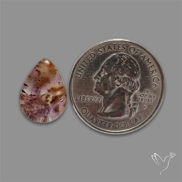 Cacoxenite Super Seven Amethyst Cabochon