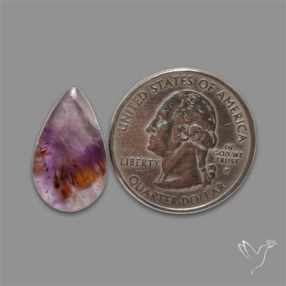 Cacoxenite Super Seven Amethyst Cabochon