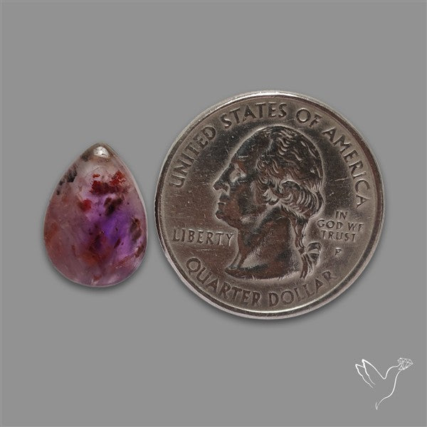 Cacoxenite Super Seven Amethyst Cabochon