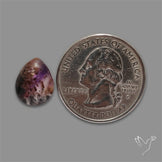 Cacoxenite Super Seven Amethyst Cabochon