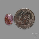 Cacoxenite Super Seven Amethyst Cabochon