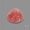 Gemmy Rhodochrosite Mughal Carving