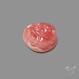 Gemmy Rhodochrosite Mughal Carving