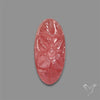 Gemmy Rhodochrosite Mughal Carving
