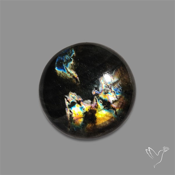 Spectrolite Cabochon with Scattered Labradorescence