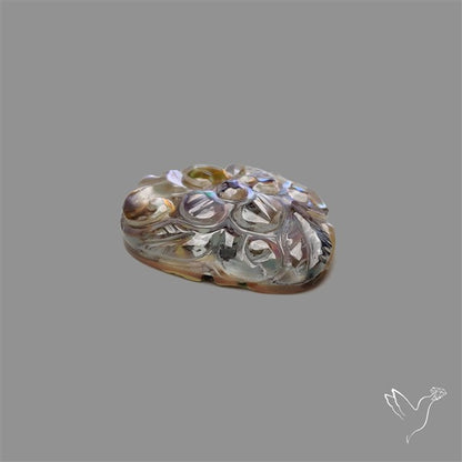 Abalone Shell Doublet Mughal Carving