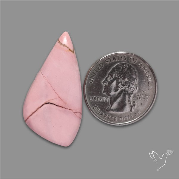 Rare Pink Mookaite Jasper Cabochon