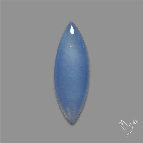 Namibian Blue Chalcedony Cabochon