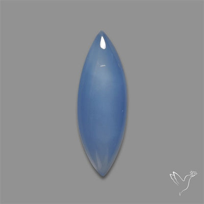 Namibian Blue Chalcedony Cabochon