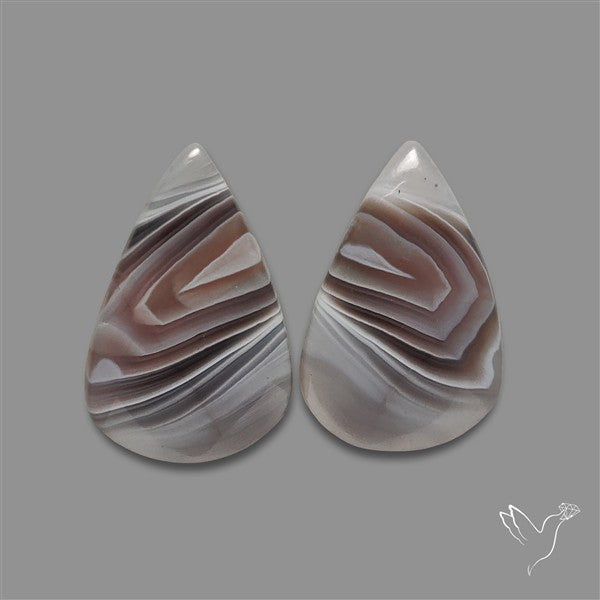 Botswana Agate Pair
