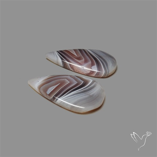 Botswana Agate Pair