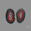 Tabasco Baby Geode Druzy Pair