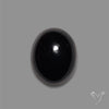 Black Tourmaline Cabochon
