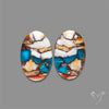Spiny Oyster Mohave Turquoise Pair