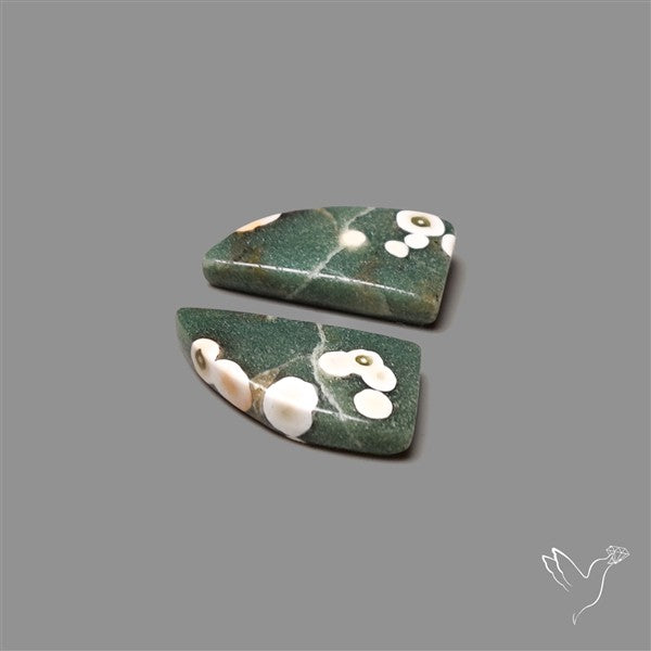 Orbicular Ocean Jasper Pair