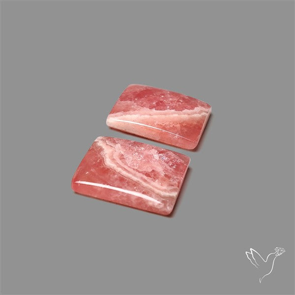 Gemmy Rhodochrosite Pair