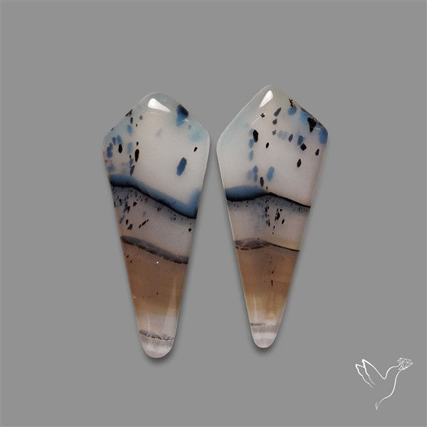 Montana Moss Agate Pair