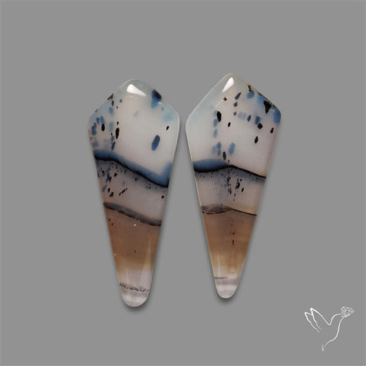 Montana Moss Agate Pair