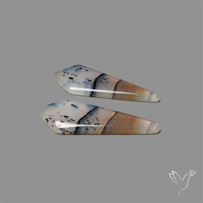 Montana Moss Agate Pair
