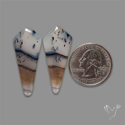 Montana Moss Agate Pair