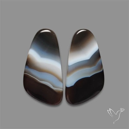 Tuxedo Agate Pair