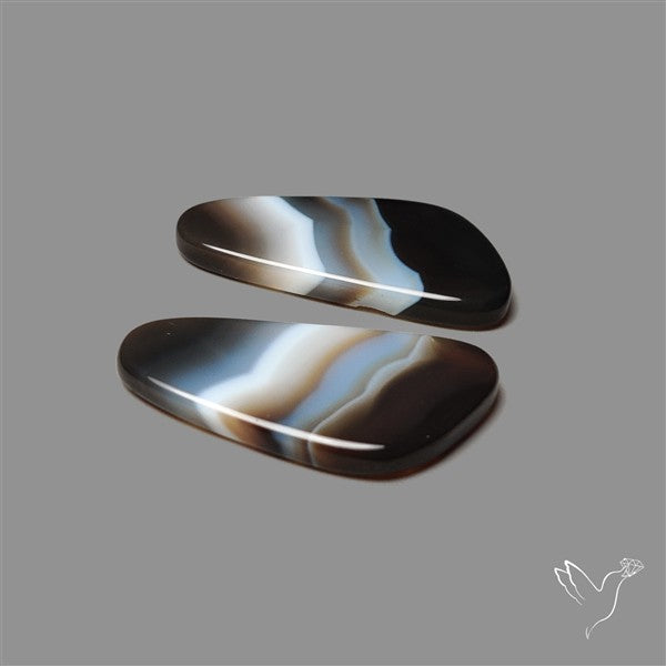 Tuxedo Agate Pair