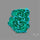 Rare Chrysocolla Malachite Stalacite Slice Selected Patterns
