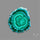 Rare Chrysocolla Malachite Stalacite Slice Selected Patterns
