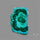 Rare Chrysocolla Malachite Stalacite Slice Selected Patterns