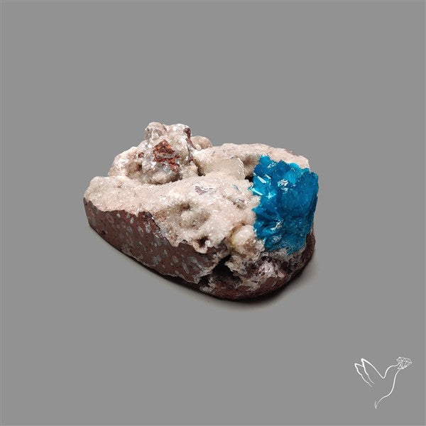 Large Cavansite Druzy Specimen with Flat Backs