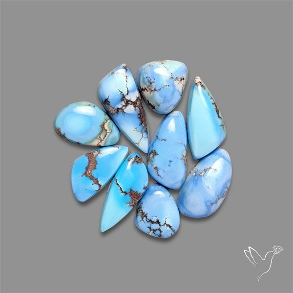 Rare Golden Hill Turquoise Smalls Lot