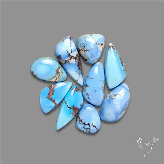 Rare Golden Hill Turquoise Smalls Lot