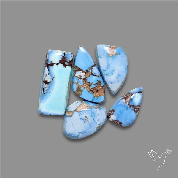 Rare Golden Hill Turquoise Smalls Lot