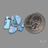 Rare Golden Hill Turquoise Smalls Lot