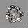 Rose Cut Black Tourmalinated Quartz Lot